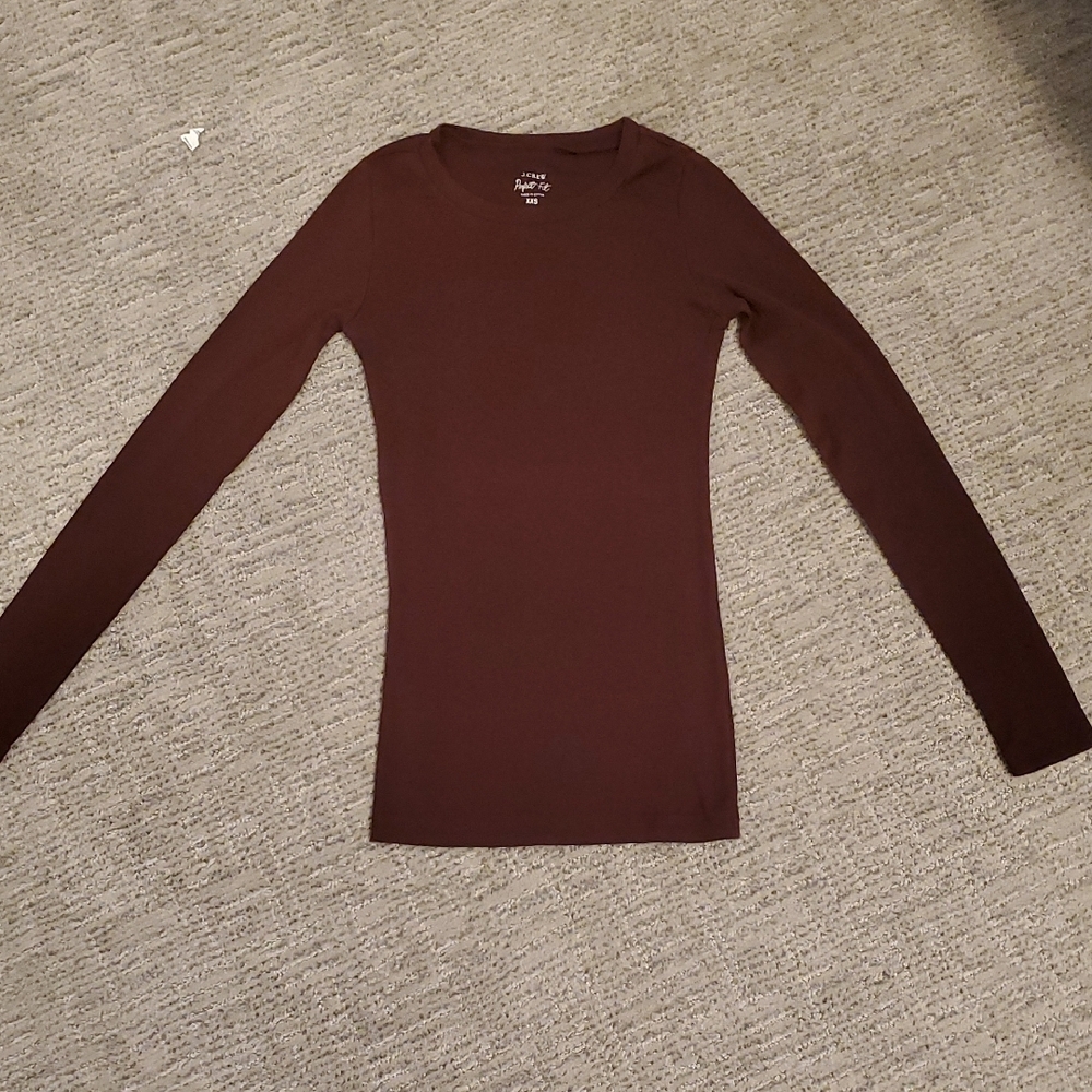 Women's Long Sleeve Brown Top
